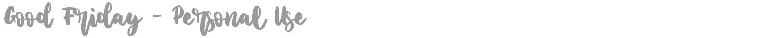 Good Friday font preview